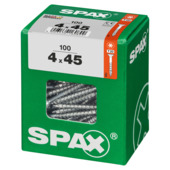 Spax schroef T-Star Plus geel 4x45 mm 100 stuks