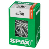 Spax schroef T-Star Plus geel 4x60 mm 75 stuks