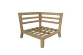 Palletonderstel hoek Trevor 95 cm acaiahout