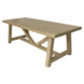 Eettafel Lugo Light Teak Look Hout