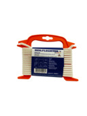 BIROLEN LIJN 6MM 8ST GEVL.POLY WIT 5MTR