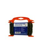 TRIMLIJN 4MM GEVL. ZWRT/GEEL 15MTR