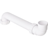 Sanivesk afvoerbuis wastafel + bocht ruimtebesparend 32 mm