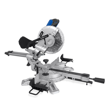 Powerplus POWX075720DB Afkort- En Verstekzaag - Telescopische Zaag 1600w 210mm Zaagblad Telescopisch Uittrekbaar Kap En Dubbele Verstekfunctie