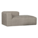 WOOOD Modulaire bank Yent chaise longue rechts geweven naturel