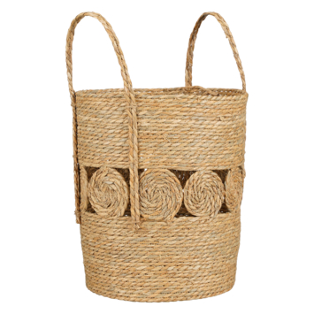 Mand rond l.bruin h44xd36 cm