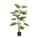 Kunstplant Philodendron selloum in pot groen - h137xd75cm