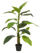 Kunstplant Strelitzia in pot groen - h150xd40cm