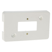 Attema montageplaat dubbel leidinggootsysteem K25 wit