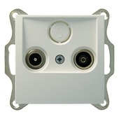Berker B.1-B.3-B.7 Stopcontact  Coax Wit