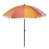 Parasol Streep Oranje Ø220 cm