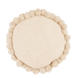 Sierkussen Pompom - H10 x ø40 cm - Beige