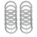 Intensions gordijnringen 19 mm chroom 12 stuks