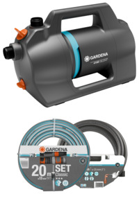 Gardena besproeiingspomp 4100 Silent incl. slangen en koppelingen