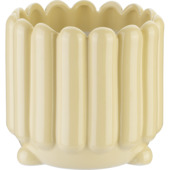 Vaas keramiek geel 14 cm