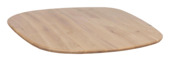 WOOOD tafelblad Tablo organisch eiken naturel 22 mm ø130 cm