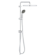 Grohe regendoucheset Quickfix Vitalio Start met handdouche 1 stand chroom