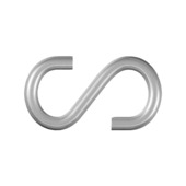 Ledent S-haak verzinkt 6 mm 2 stuks