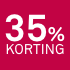 35 procent korting