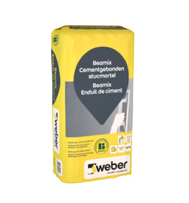 Weber stucmortel lichtgrijs 20 kg