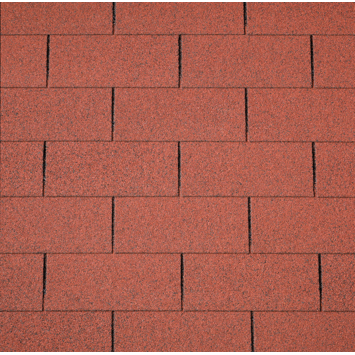 Shingles rood incl. nagels 10 stuks 30 m²