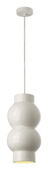 KARWEI hanglamp Isabel beige 40xØ20cm