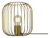 KARWEI tafellamp Vic messing 23xØ21cm