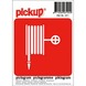 Pickup pictogram plaats blusmiddel 10x10 cm