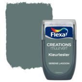 Flexa Creations muurverf kleurtester mat serene lagoon 30 ml