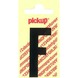 Pickup plakletter f 60 mm zwart