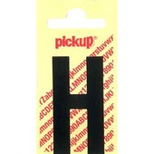 Pickup plakletter h 60 mm zwart