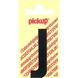 Pickup plakletter j 60 mm zwart