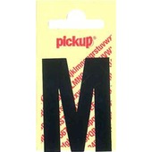 Pickup plakletter m 60 mm zwart