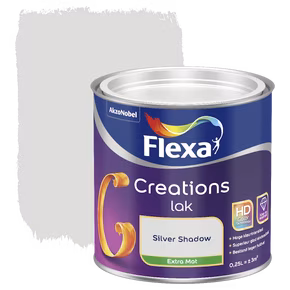 Flexa Creations binnenlak extra mat silver shadow 250 ml