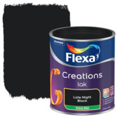 Flexa creations lak late night black extra mat 750 ml