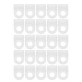 Intensions runner gordijnrail Subtile wit 20 stuks