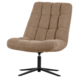 WOOOD draaifauteuil Job teddy taupe 