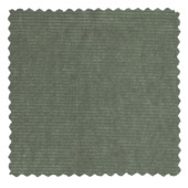 WOOOD Stofstaal Thomas rib vergrijsd groen