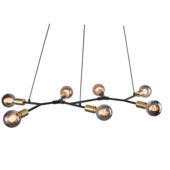 Nordlux hanglamp  Josefine 7-spots zwart