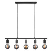 Nordlux hanglamp  Paco 5-lichts zwart
