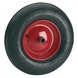 Los wiel rubber 400mm met as 20mm tot 250kg