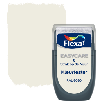 Onveilig . Geneigd zijn Flexa Strak op de muur Easycare Kleurtester RAL9010 Gebroken wit 30ml  kopen? ral-9010 | Karwei