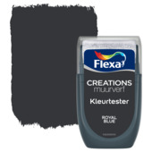 Flexa Creations muurverf kleurtester mat royal blue 30 ml