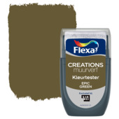 Flexa Creations muurverf Kleurtester Epic Green 30ml