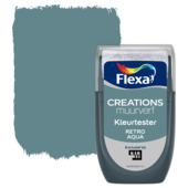 Flexa Creations muurverf Kleurtester Retro Aqua 30ml