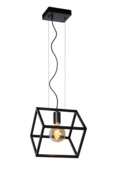 Lucide hanglamp Fabian zwart 20x25 cm (lxb)