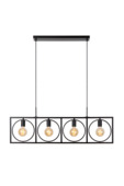 Lucide hanglamp Suus zwart 107,8x23,5 cm (lxb)