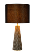 Lucide EXTRAVAGANZA VELVET tafellamp Ø 25 cm Zwart