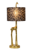 Lucide EXTRAVAGANZA MISS TALL tafellamp Ø 25 cm mat goud / Messing