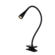 Lucide ZOZY Klemlamp LED dimb. 3000K 3 StepDim Zwart